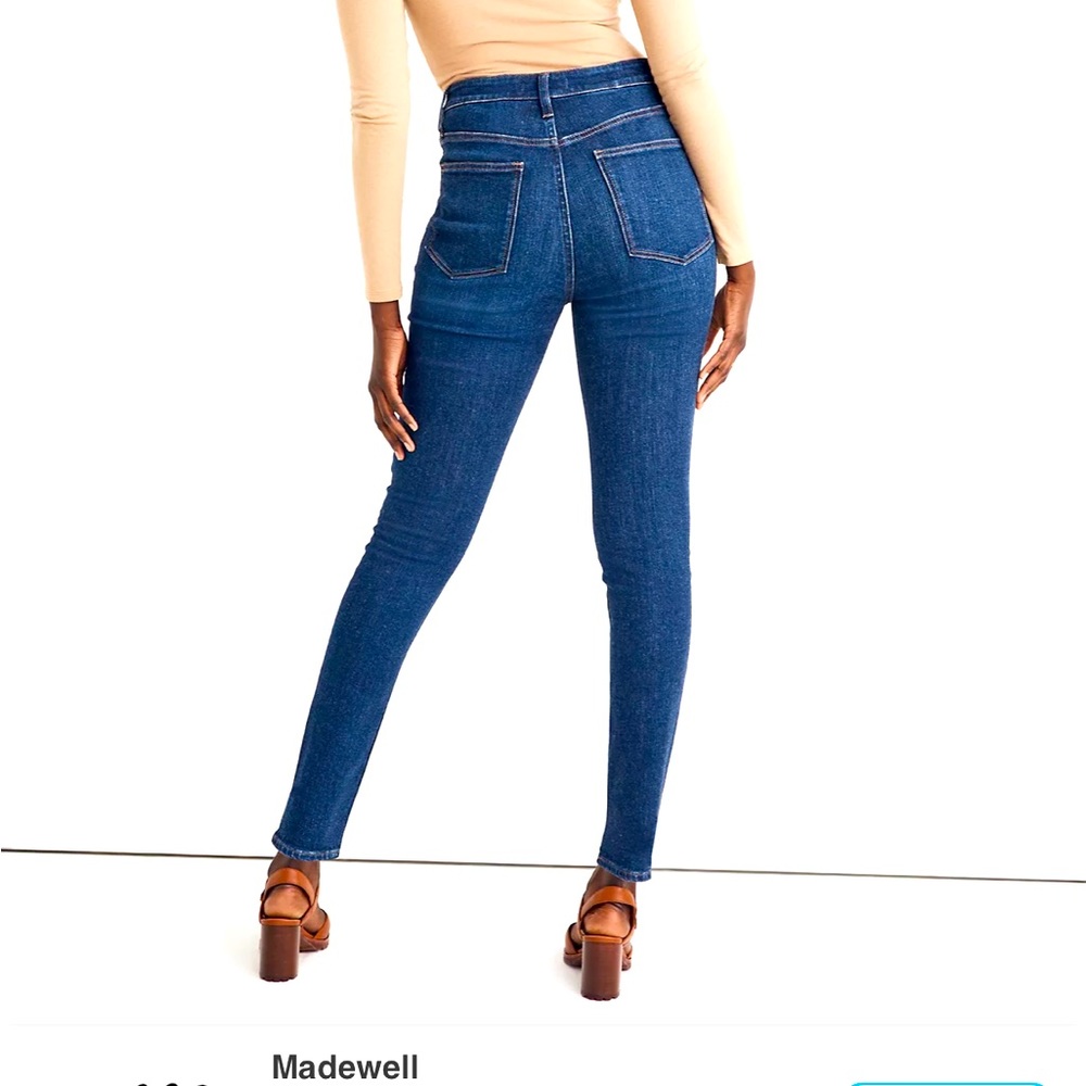 MADEWELL curvy high rise jeans